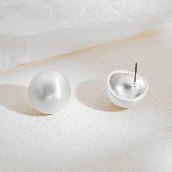 Women Silver Hoop Dangle Earrings Retro Multiple Styles Birthday Party Jewelry - Picture 6 of 7